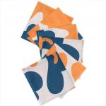 *Набор салфеток декоративных 35х35 (6 шт.) 'Радушная хозяйка', 'Флористика синий'