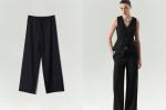 !sale Брюки на резинке из костюмной шерсти