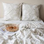 КПБ 'Традиция', 1,5 спальный, поплин, 100% хлопок, пл. 110 гр./кв.м., 'Флоранс бежевый ВБ' Пододеяльник 146*217, простыня 150*217, наволочка 70*70 (2 шт.)