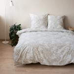 КПБ 'Традиция', 1,5 спальный, поплин, 100% хлопок, пл. 110 гр./кв.м., 'Флоранс бежевый ВБ' Пододеяльник 146*217, простыня 150*217, наволочка 70*70 (2 шт.)