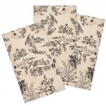 Набор полотенец 40х70 (3 шт.), саржа, 'Гарден графит ВБ'