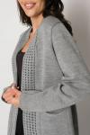 Жакет 351180/серый