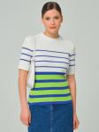 Блузка вязаная в полоску 245906-0005