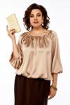 Блуза Olga Style С881-Р бежевый блеск