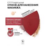 ТРИУМФ TF АКСЕССУАРЫ CTT-71 Спонж д/нанесения макияжа BEAUTY SPONGE bright sunset
