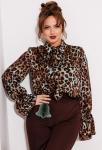 Блуза Gizart 15350 леопард