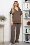 Костюм трикотажный Уютный шарм (коричневый) К14250-5М