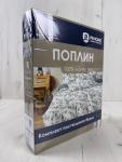 КПБ  поплин Оливковая коллекция с простыней на резинке (90*200*25) Реноме