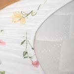 *Простыня на резинке 180х200х25, поплин, 'Ботанический сад'