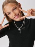 Бусы детские Azurel серебристый