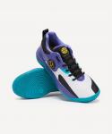 Кроссовки баскетбольные JOGEL Launch 2.0 LOW, белый/фиолетовый/голубой