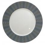 MILLIMI Графит Тарелка подстановочная, опаловое стекло, 26.5см