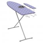 VETTA Доска гладильная ДСП, 1120х350х80(ДхШхВ)мм,выдвиж.подставка п/утюг,подрукавник,удл. 1,6м ДЛ-4