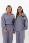 Блуза Kivviwear 433004 серый