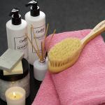 *Махровое полотенце GINZA 50х90, 100% хлопок, 450 гр./кв.м. 'Пыльная роза'