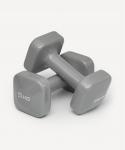 УЦЕНКА Гантель виниловая Starfit DB-106 5 кг, темно-серый, пара