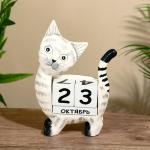 Вечный календарь «Кошечка», 15?22?6 см, дерево
