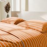 Постельное бельё 1.5-спальное «Этель» Mustard stripes, поплин