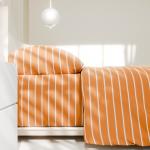 Постельное бельё 1.5-спальное «Этель» Mustard stripes, поплин