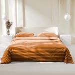 Постельное бельё 1.5-спальное «Этель» Mustard stripes, поплин