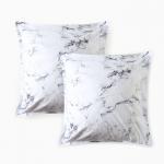 Комплект наволочек «Этель» Marble, 70?70+3 см, 2 шт., перкаль, хлопок 100%