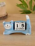 Календарь настольный «Кошка», 13?4?10 см, дерево