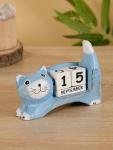 Календарь настольный «Кошка», 13?4?10 см, дерево