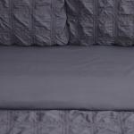 Постельное бельё 1.5-спальное LoveLife Texture dark gray, микрофибра