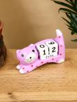 Календарь настольный «Кошка», 14?4?10 см, дерево, сиреневый