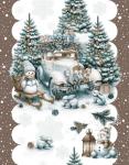 Дорожка для сервировки 50*150 см, хлопок 100% (Веселый Новый Год)