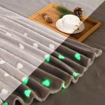 Плед светящийся в темноте «Этель. Love», 150?200 см, корал-флис