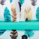 Постельное бельё 1.5-спальное «Этель. Перья», поплин