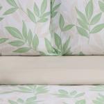 Постельное бельё 1.5-спальное LoveLife «Листики», сатин