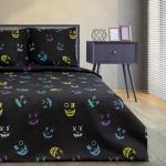 Постельное бельё 2-спальное «Этель» Horror (вид 1), бязь