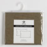 Комплект наволочек «Этель», 50?70 см, 2 шт., зелёный, поплин, хлопок 100%