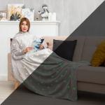 Плед с рукавами светящийся в темноте «Этель. Love», 150?200 см