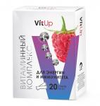 VIT UP БАД Витаминный комплекс источник энергии и иммунитета со вкусом малины, 20шт по 5г