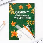 Подарочный набор в портфеле «Дорогому учителю»: ежедневник А5 80 листов, закладки, ручка