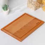 Доска разделочная Доляна «БУковский», 30?20?2 см, для стейка, дерево бук