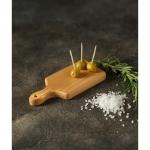 Доска для подачи и сервировки канапе Доляна «БУковский», 15?7?1.6 см, дерево массив бука