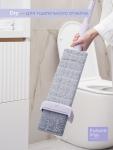 Швабра с отжимом Future Alp Duble Flip, с системой очистки, ручка 130 см, насадка 36.5 см