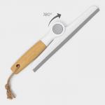 Водосгон Meli, с поворотным сгоном TRP, бамбуковая ручка, 24?20 см