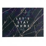 Салфетка на стол "Stay home", ПВХ, 40х29 см