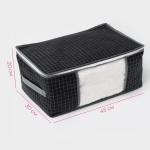 Кофр для хранения вещей Доляна «Кло», 45?30?20 см, чёрный