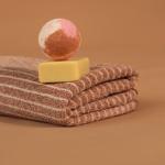 Полотенце банное «Этель. Линии», 70?140 см, коричневое