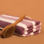 Полотенце банное «Этель. Геометрия», 70?140 см, фиолетовое