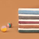 Полотенце банное «Этель. Геометрия», 70?140 см, фиолетовое