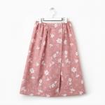 Полотенце - парео для бани «Этель. Лилия», 80?144 см, хлопок 100%, розовое