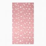 Полотенце вафельное «Лилия», 80?150 см, хлопок 100%,розовое