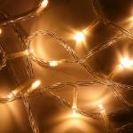 СНОУ БУМ Гирлянда эл. вьюн, 30м, 240LED, шампань, 8 режимов, ПВХ прозрачный, коннектор, 220В
